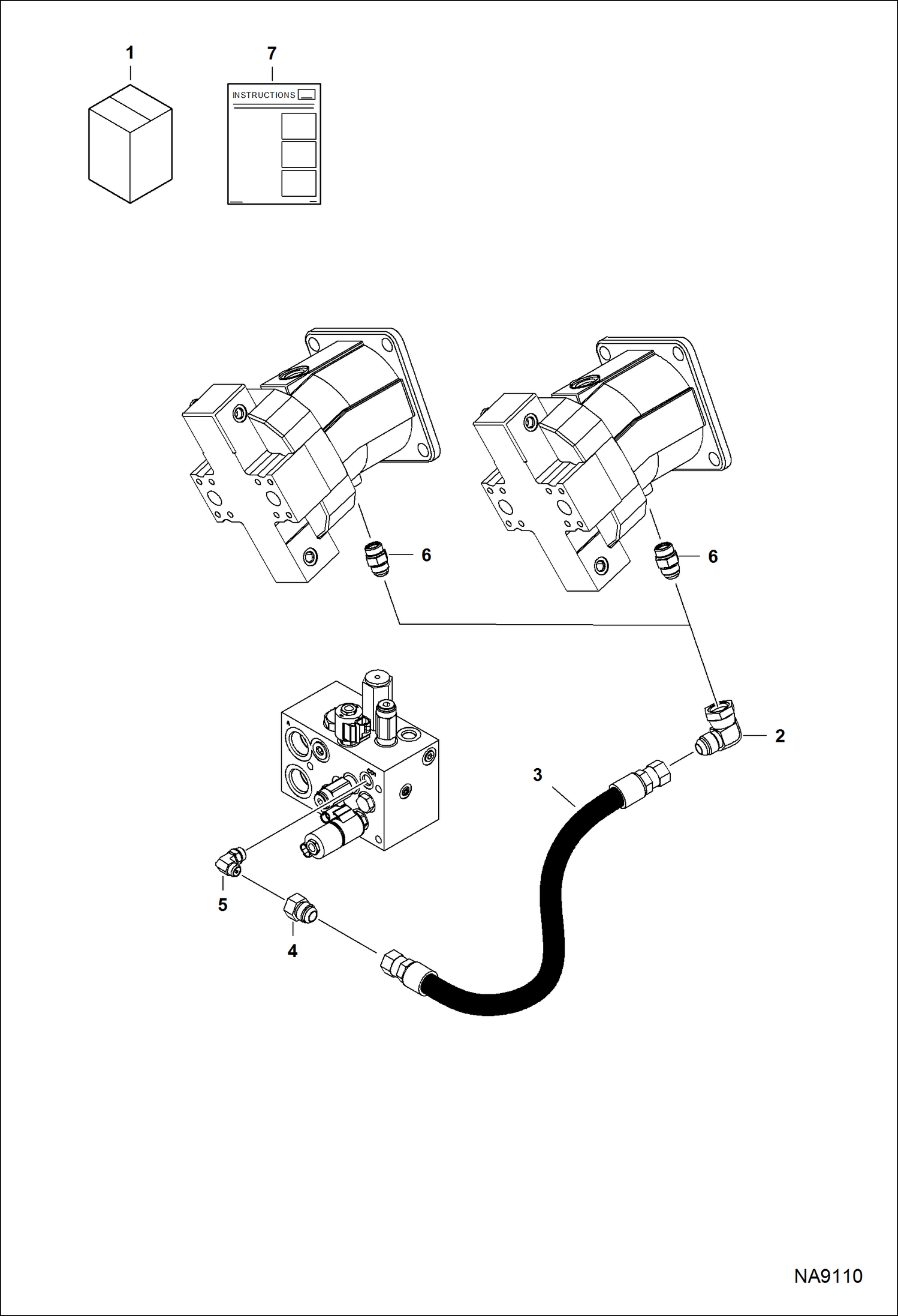 КУСТОРЕЗ (КОМПЛЕКТ ШЛАНГОВ АККУМУЛЯТОРА) (FRC50 ADTN) (FRC50 ANR6) (FRC50 ATSY) (FRC60 A6ZB)(FRC60 ANR5)(FRC60 ATV1)