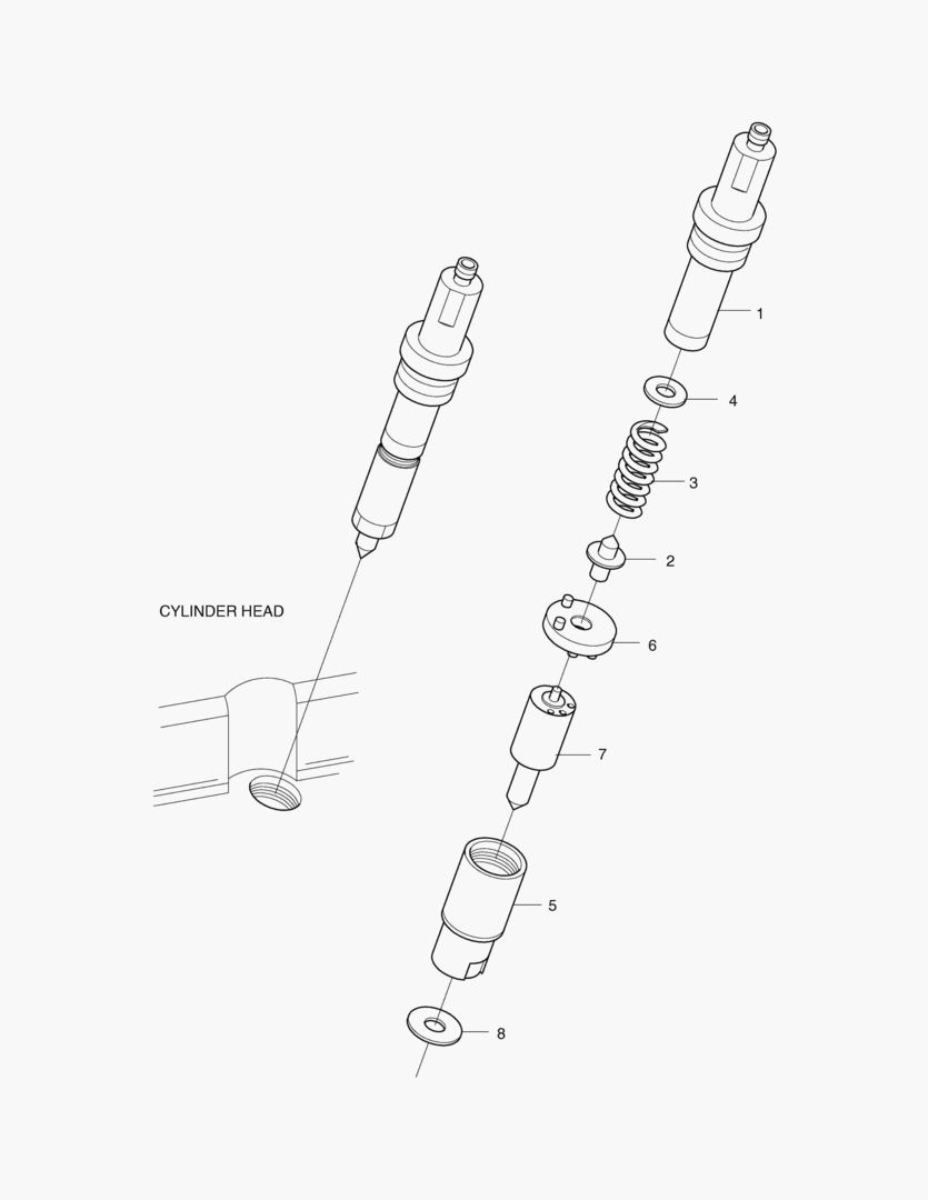 ФОРСУНКА И КРЕПЛЕНИЕ
