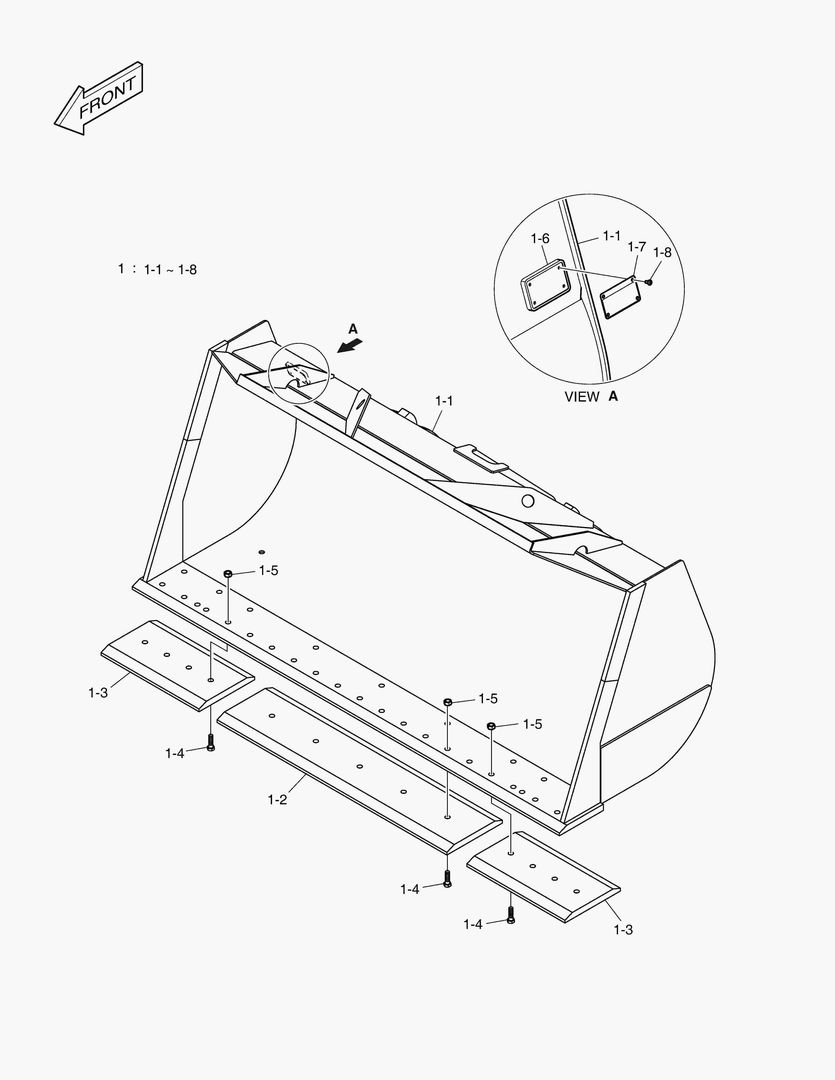 5160 BUCKET-3.2гЋҐ - CUTTING EDGE