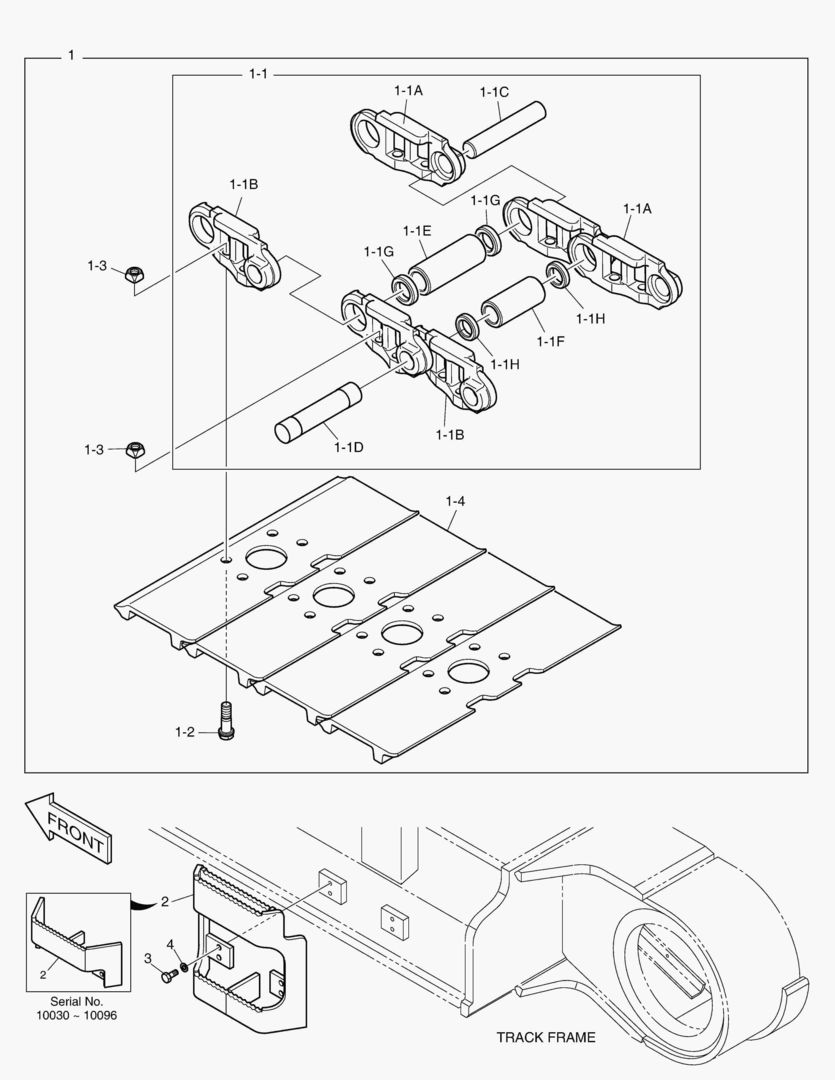 Спецтехника 6302 TRACK SHOE-600G(DOUBLE GROUSER) [10030~] - главное фото