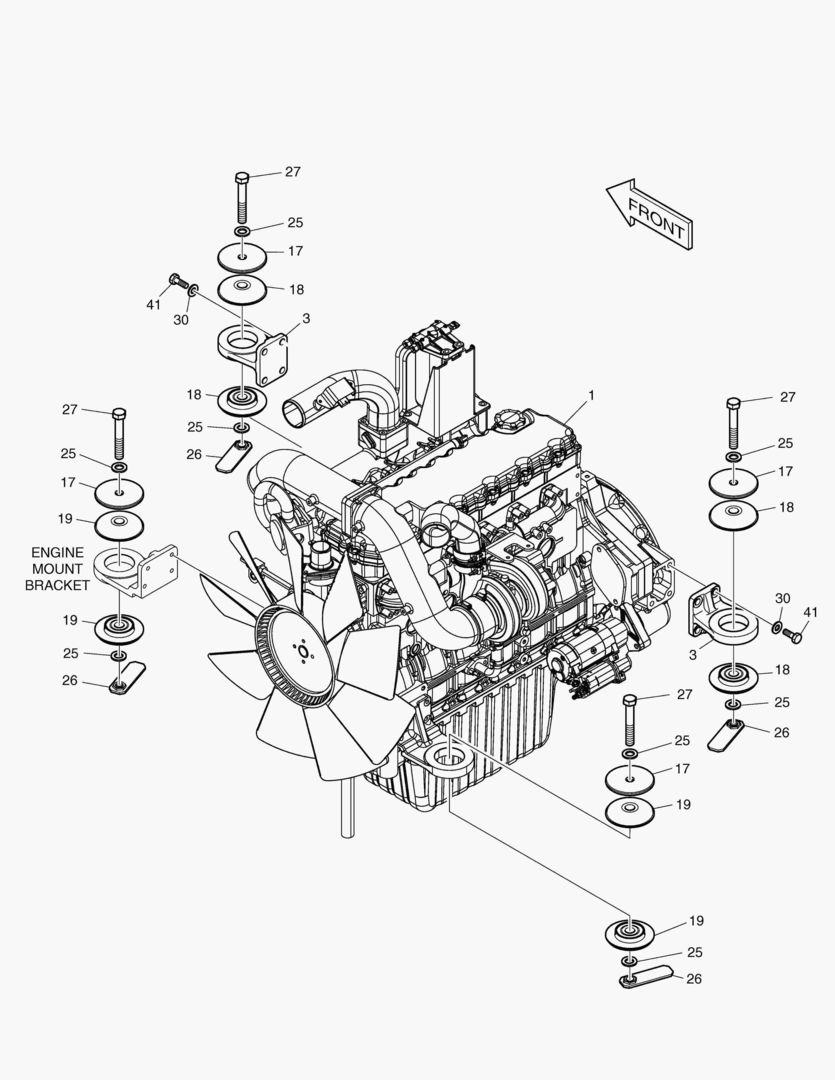 МОНТАЖ ДВИГАТЕЛЯ