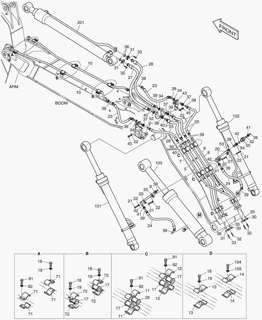 ТРУБОПРОВОД ШАРНИРНОЙ СТРЕЛЫ