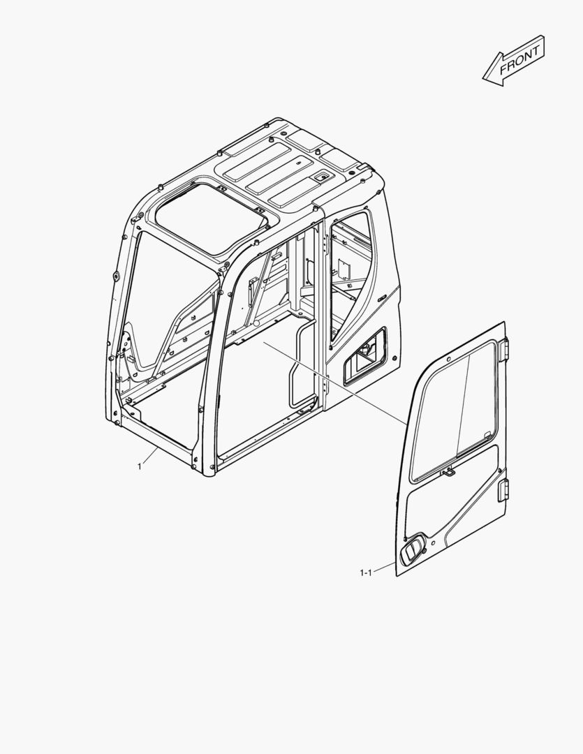 7380 CABIN - ROPS(NA)