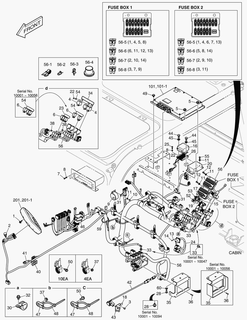 ЭЛЕКТРИЧЕСКИЕ ЗАПЧАСТИ - КАБИНА