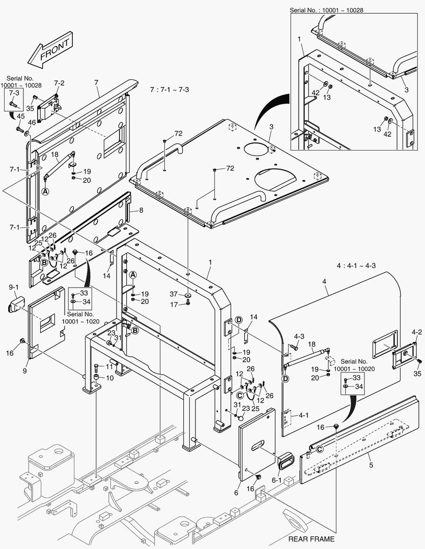 КРЫШКА ДВИГАТЕЛЯ
