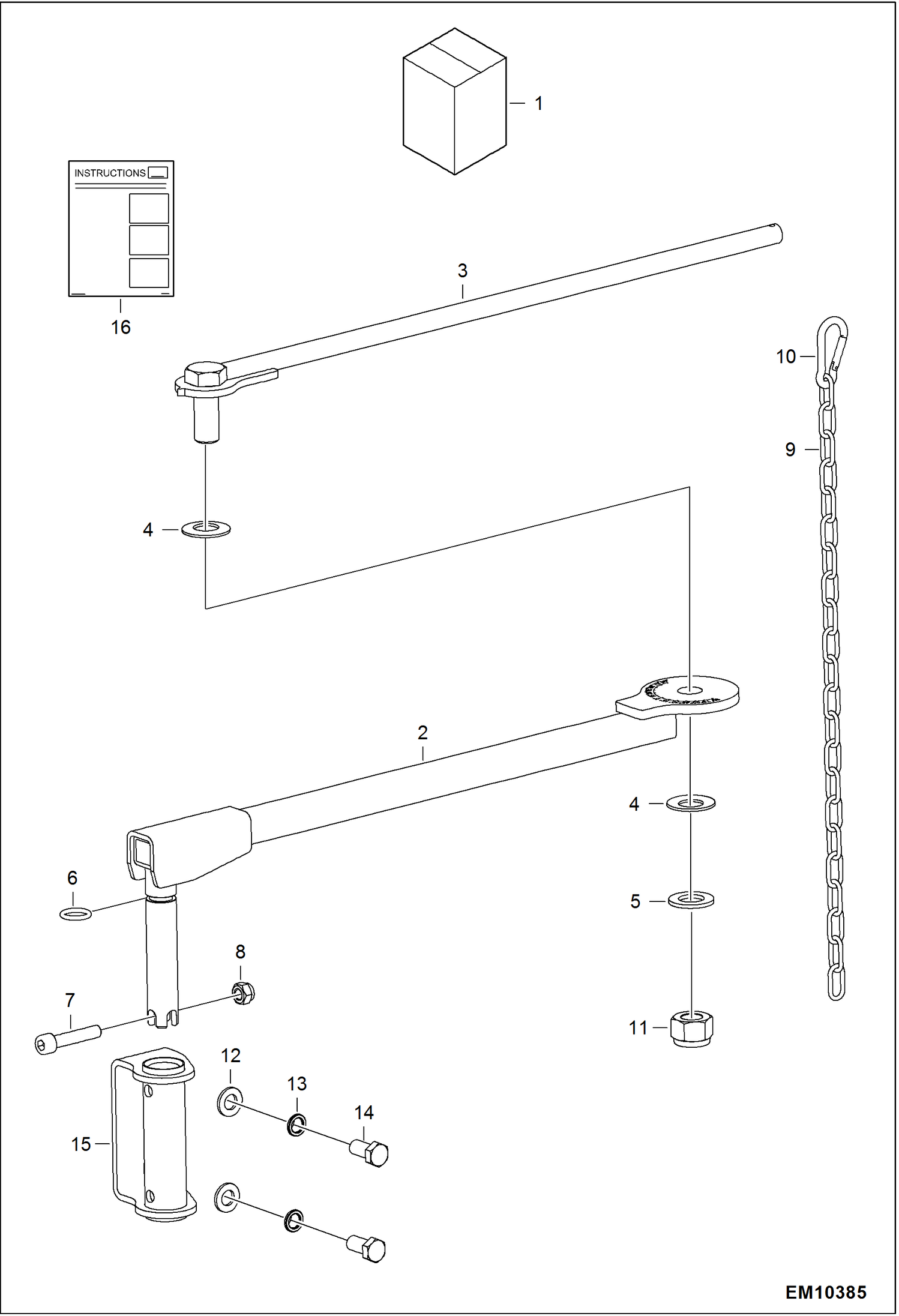 ПЛАНИРОВЩИК (КОМПЛЕКТ НАПРАВЛЯЮЩИХ ТЯГИ) (СЕРИЙНЫЙ НОМЕР AZTD00101 И ВЫШЕ, AZTG00101 И ВЫШЕ)