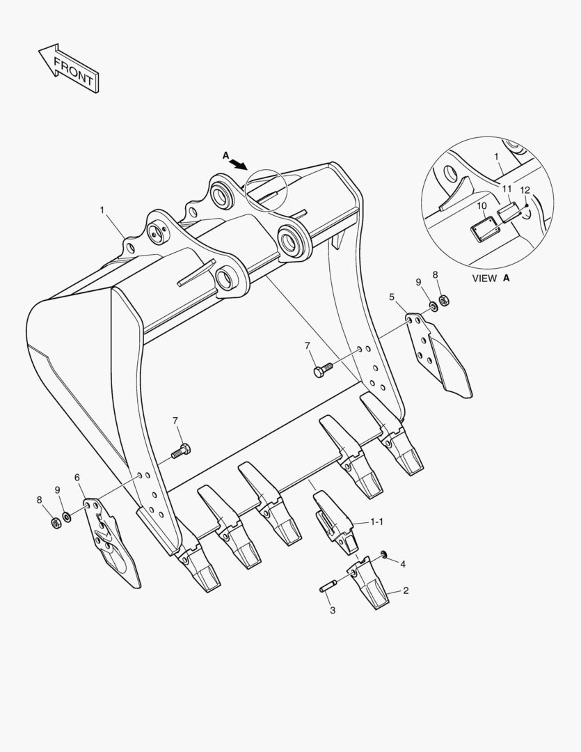6590 BUCKET ASS`Y - 1.28mВі