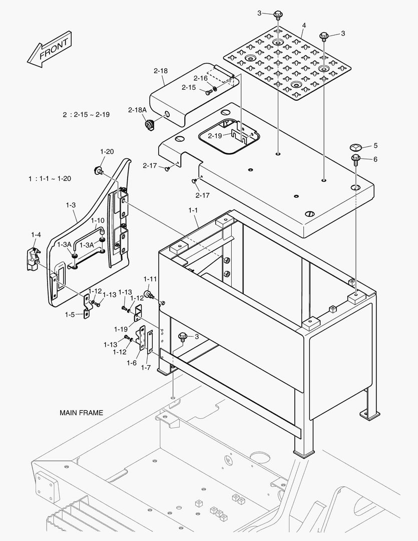 Схема 1710 UREA TANK COVER