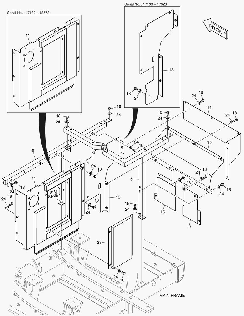 1630 SUPPORT & BAFFLE(2)