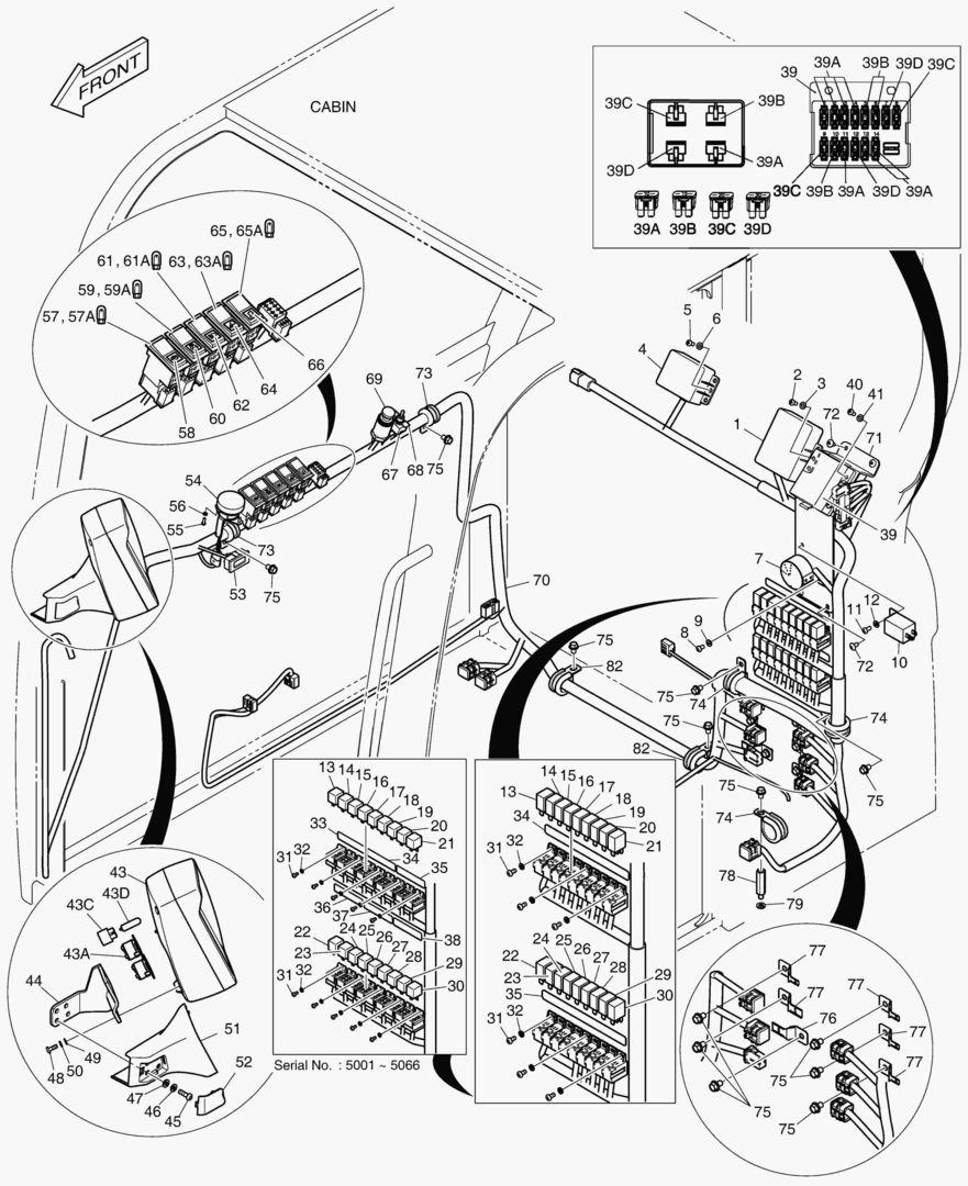 ЭЛЕКТРИЧЕСКИЕ ЗАПЧАСТИ - КАБИНА