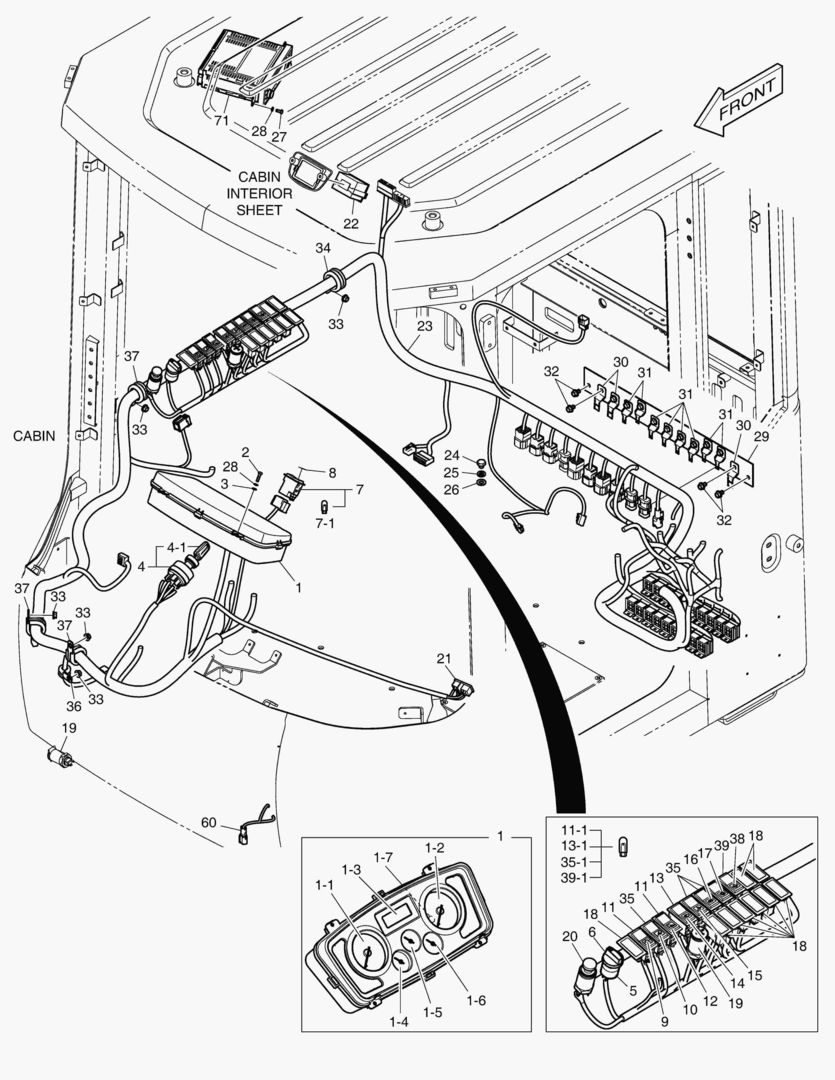 ЭЛЕКТРИЧЕСКИЕ ЗАПЧАСТИ - КАБИНА