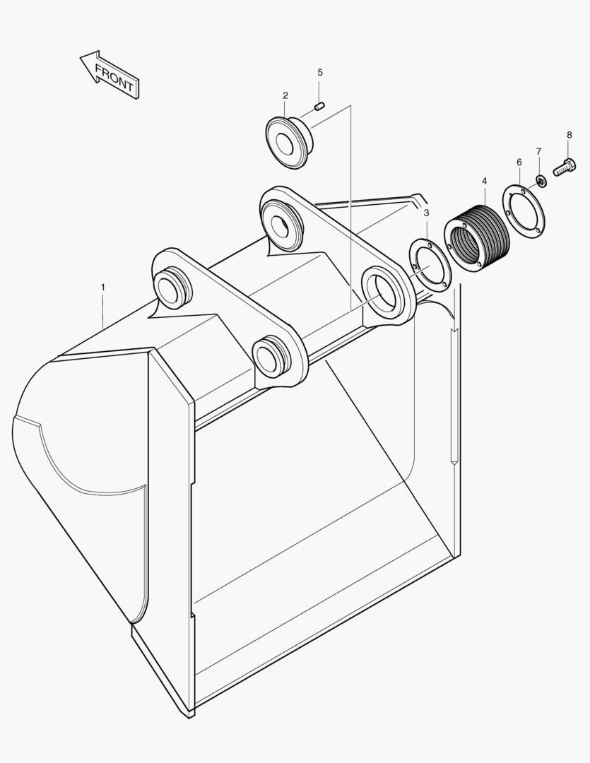 5182 BUCKET-2.1MВі-WITHOUT TOOTH