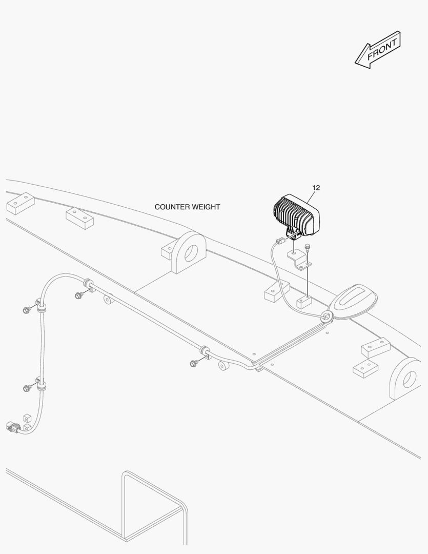 Спецтехника 6240 ELECTRIC PARTS - REAR VIEW LAMP(LED) - главное фото