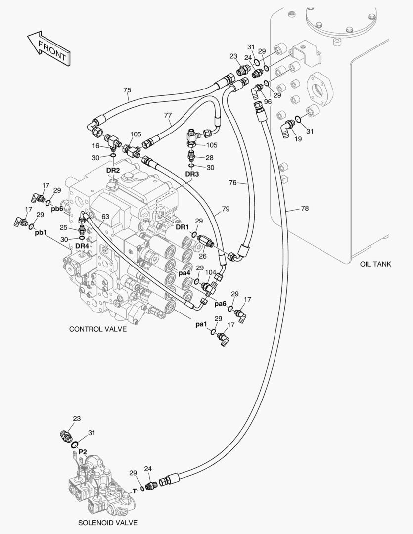 1351 PILOT PIPING(5) [7825~]