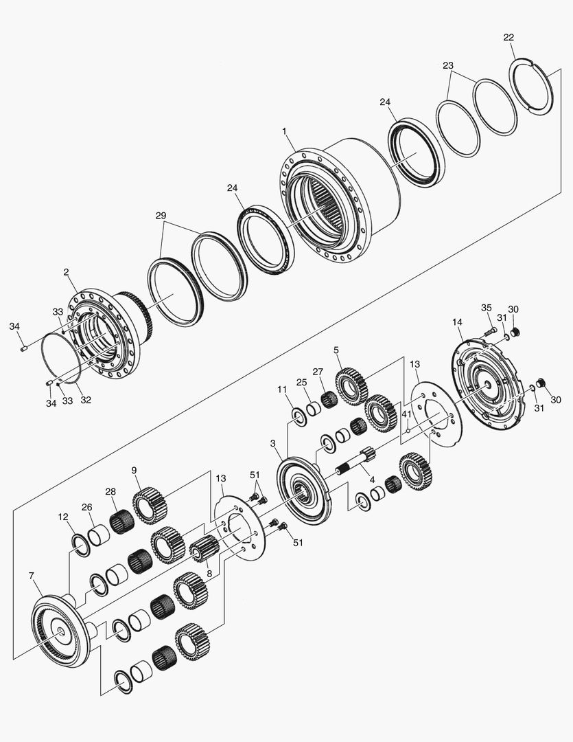 Спецтехника 4162 TRAVEL REDUCTION GEAR [6175~] - главное фото