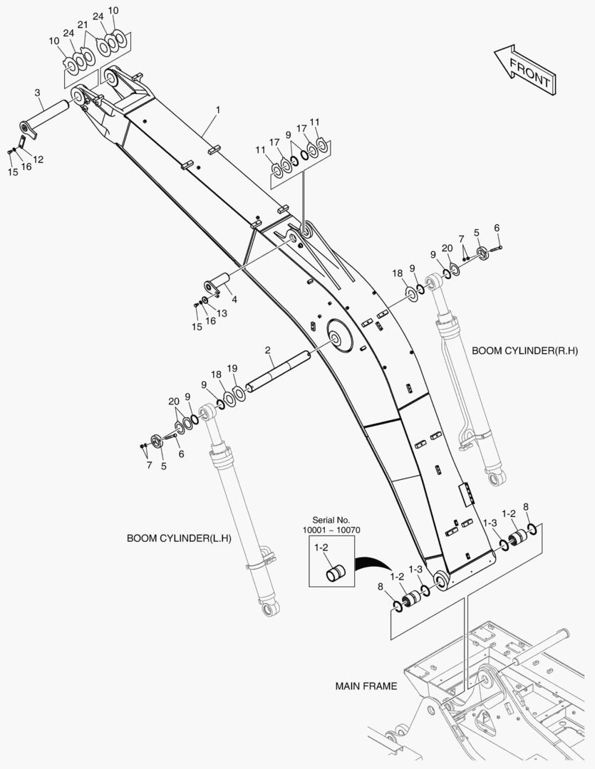 Спецтехника 6760 BOOM - 5.7m(EXCA)