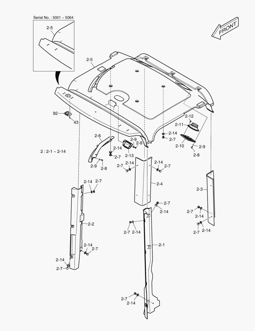 КАБИНА(2) - ВНУТРЕННИЕ ЛИСТЫ