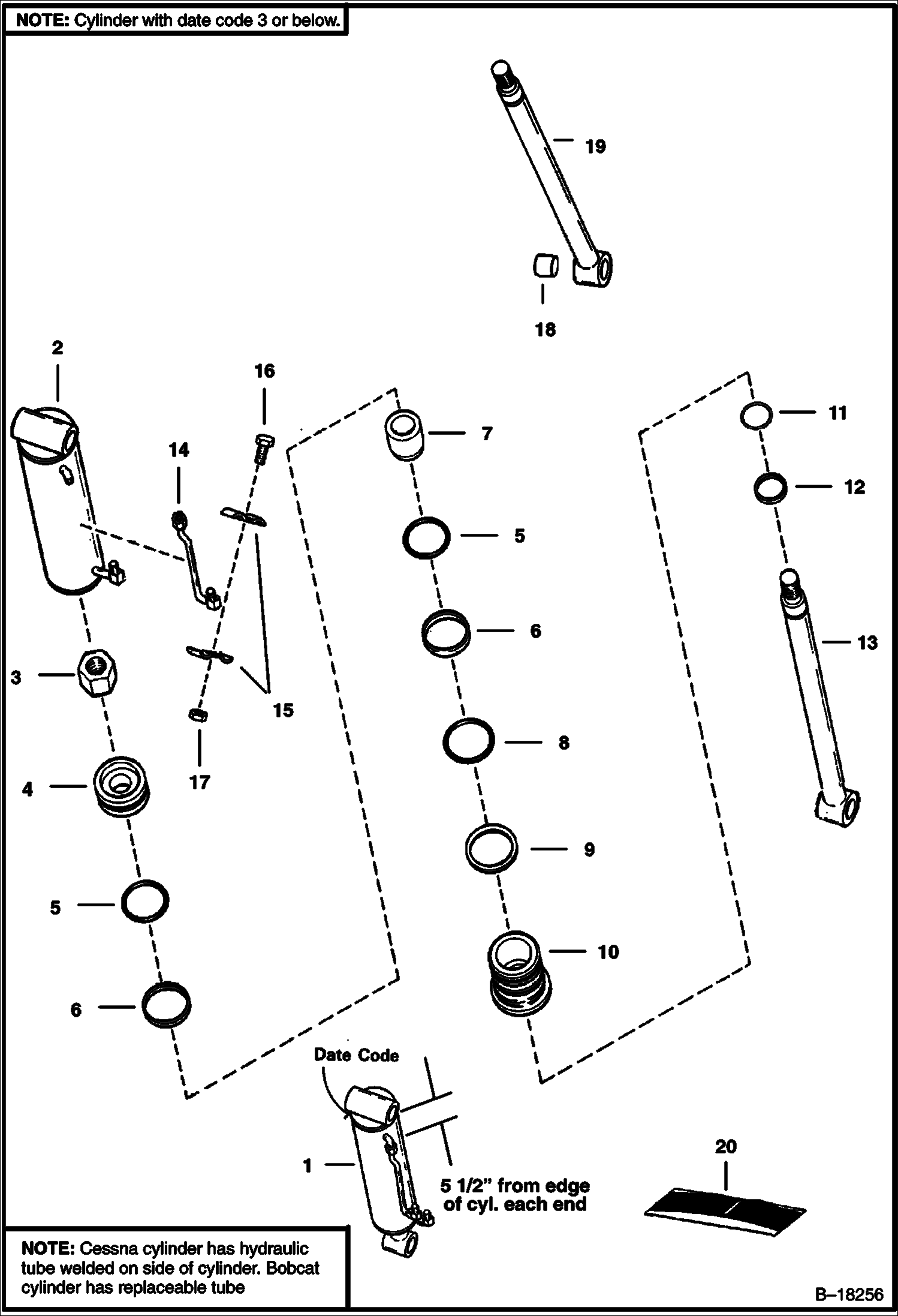 ЦИЛИНДРА НАКЛОНА (СО СМЕННЫМ ПАТРУБКОМ)