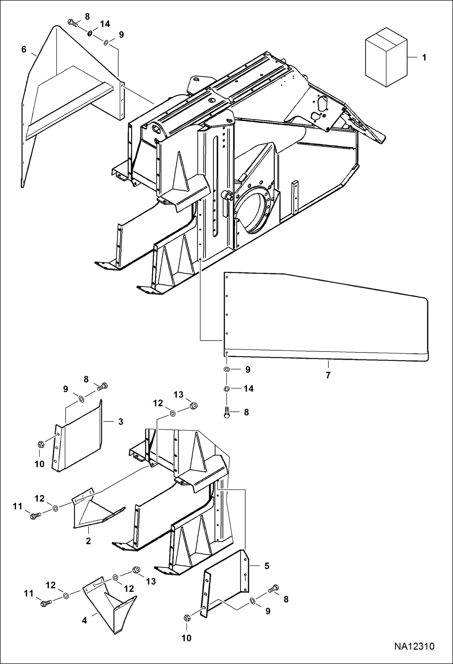 ПИЛА (РАМА ШАССИ) (ОБТЕКАТЕЛИ) (ДВЕРНОЙ МЕХАНИЗМ) (WS18 991800101 И ВЫШЕ)