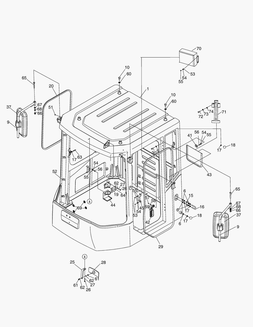 КАБИНА(1) - КОРПУС