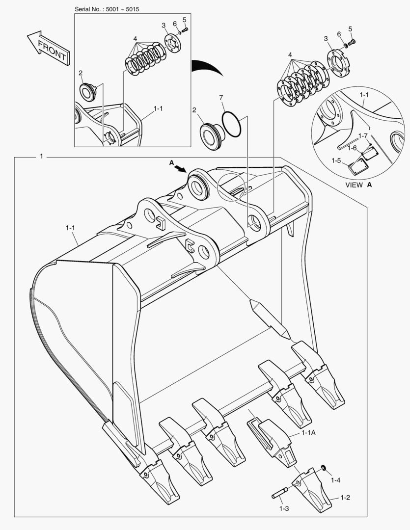 6750 BUCKET - 4.5гЋҐ [5001~5127]