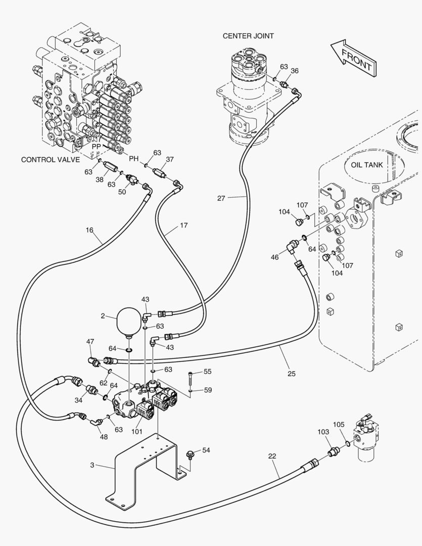 ТРУБОПРОВОД СЕРВОУПРАВЛЕНИЯ(2)