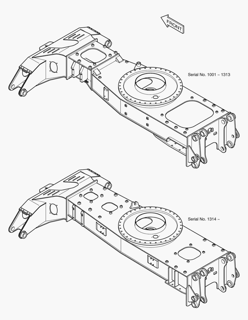 Спецтехника 2100 CHASSIS FRAME [1001~1556] - главное фото