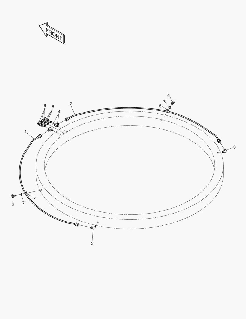 ТРУБОПРОВОД СМАЗОЧНОЙ СИСТЕМЫ