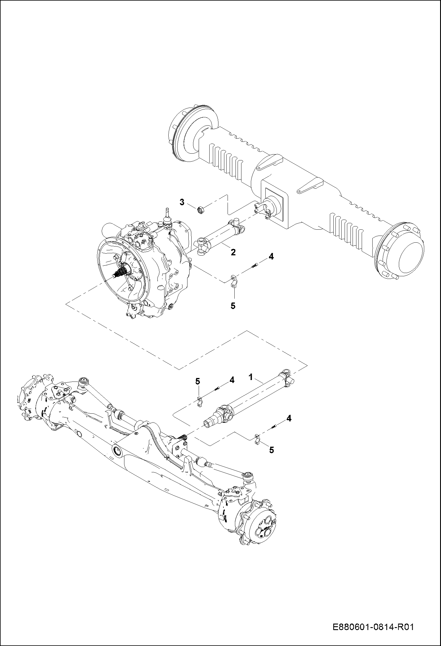 СОЕДИНЕНИЯ ВАЛА 4WD