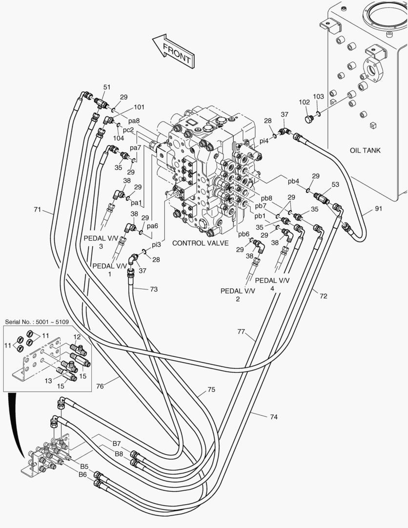 ТРУБОПРОВОД СЕРВОУПРАВЛЕНИЯ(4)