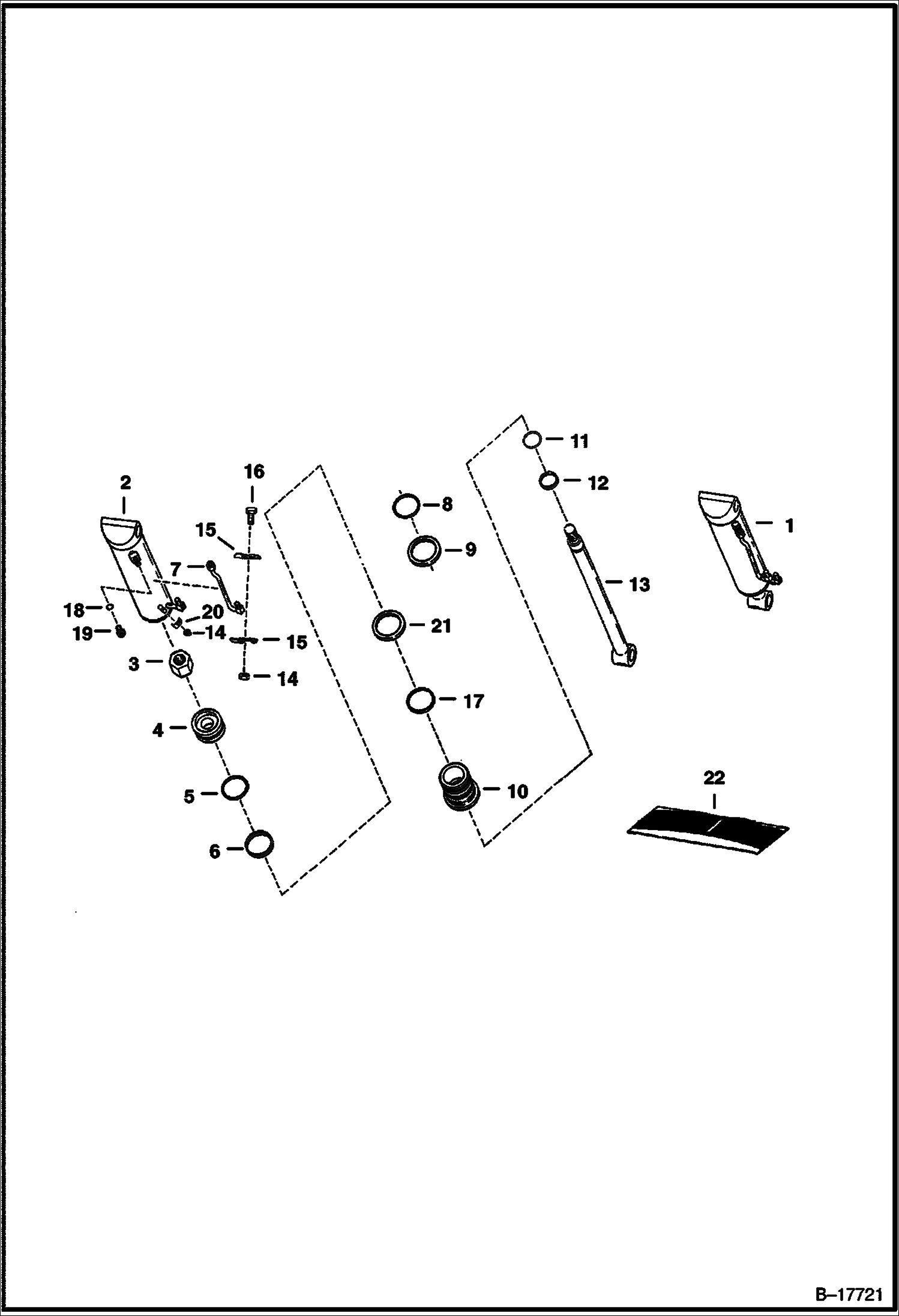 Схема ЦИЛИНДР НАКЛОНА