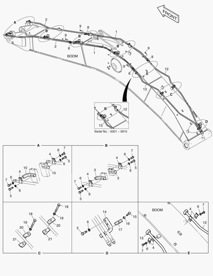 ГИДРОСИСТЕМА СТРЕЛЫ - ВРАЩЕНИЕ