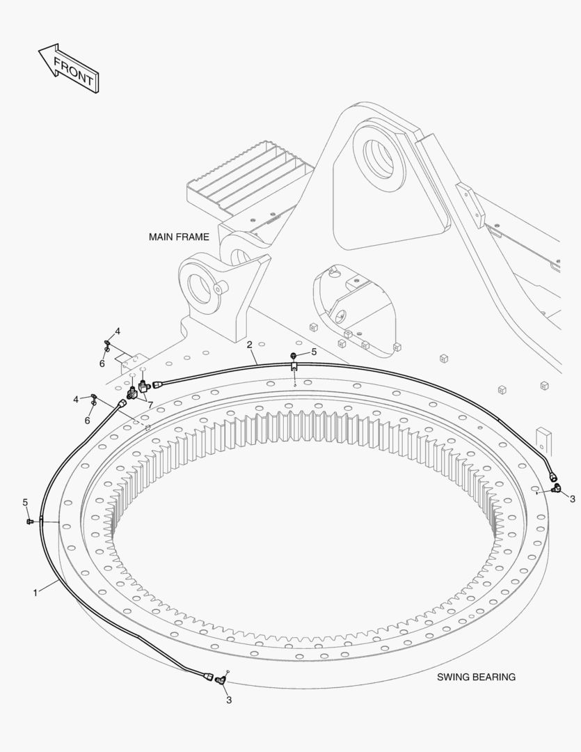 ТРУБОПРОВОД СМАЗОЧНОЙ СИСТЕМЫ