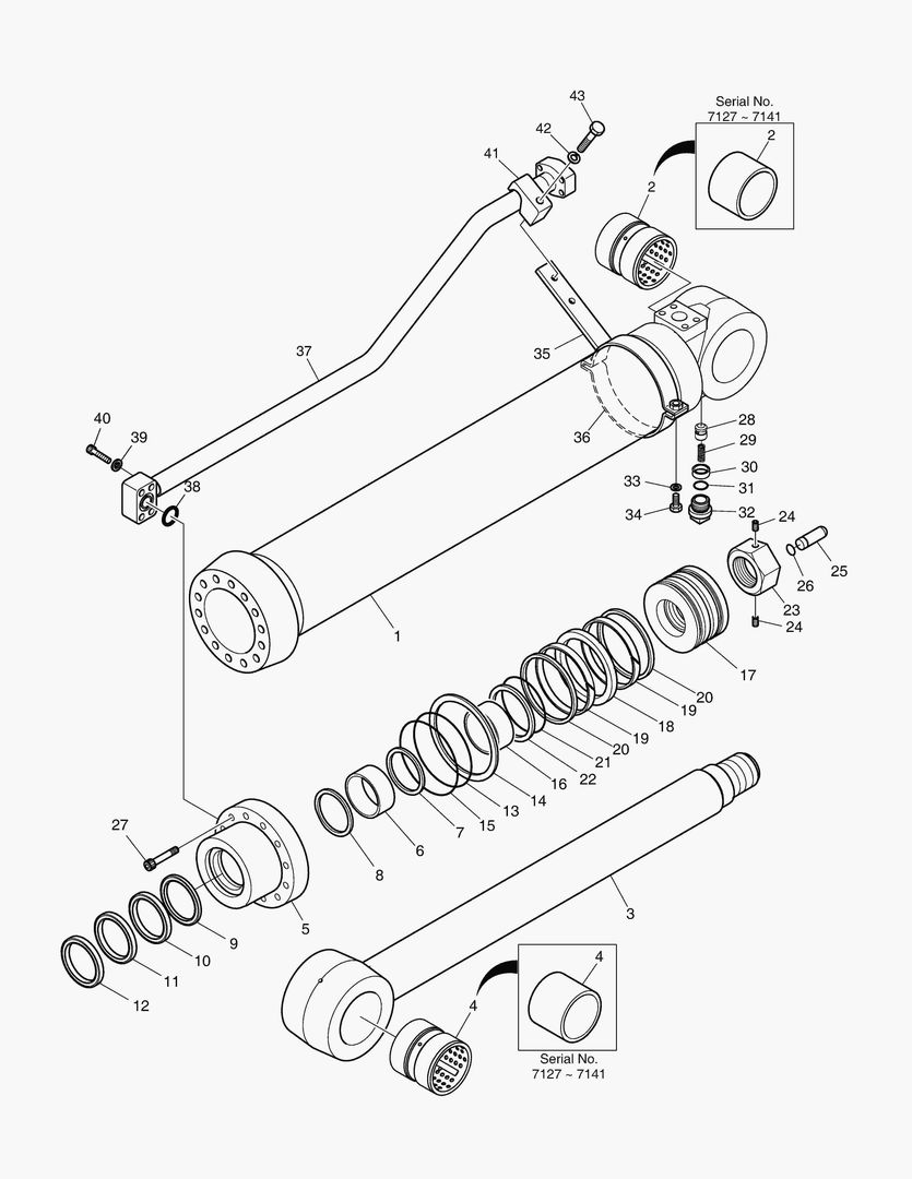 Спецтехника 4761 ARM CYLINDER - ARM 2.0m [7127~] - главное фото