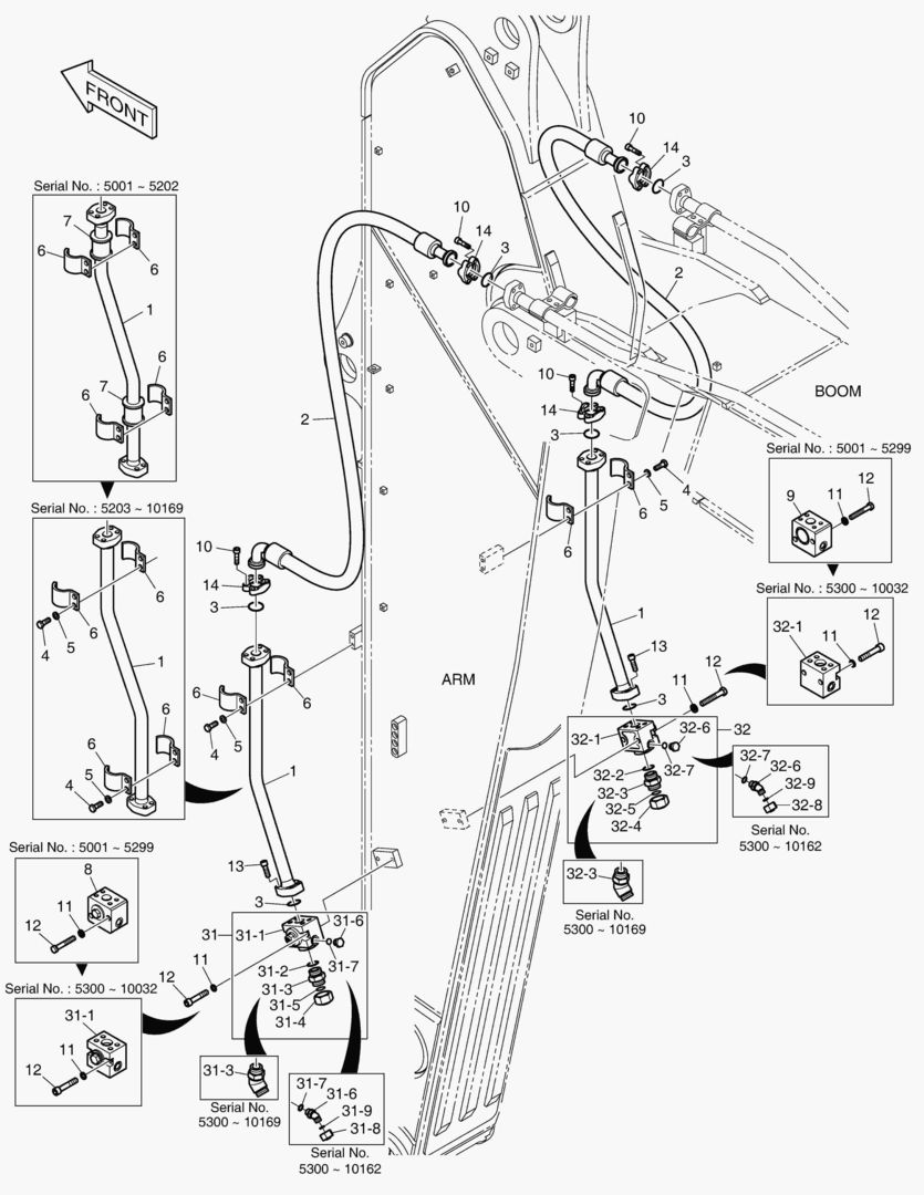 Спецтехника 7040 ARM PIPING - ONE & TWO WAY(ARM 3.98m) - главное фото