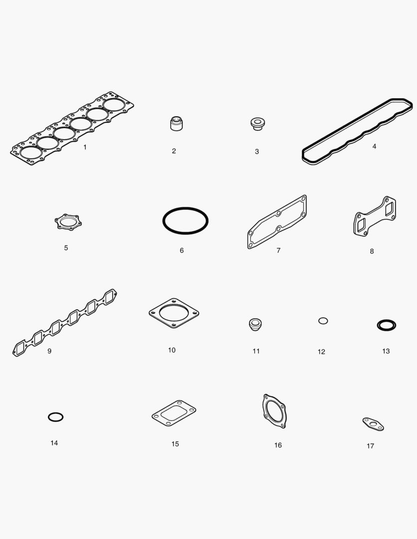 019 OVER HAUL GASKET KIT - TOP