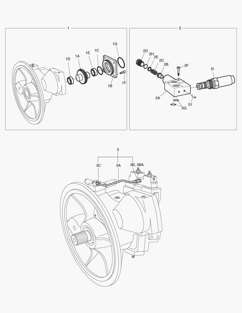 Спецтехника 4130 MAIN PUMP-COVER & HYD. LINE - главное фото