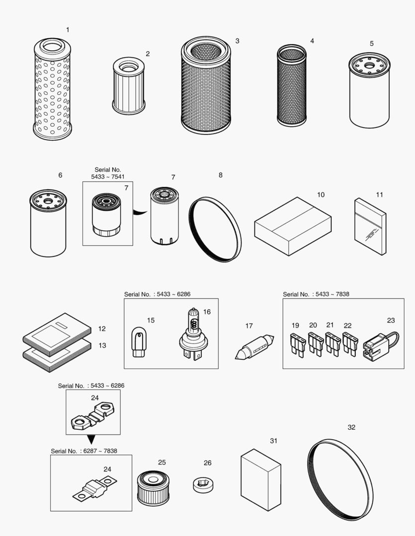 Спецтехника 5110 SPARE PARTS