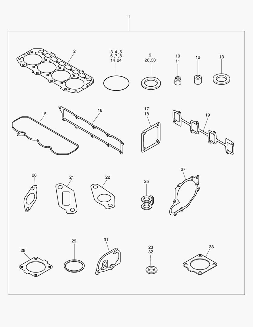 НАБОР ПРОКЛАДОК