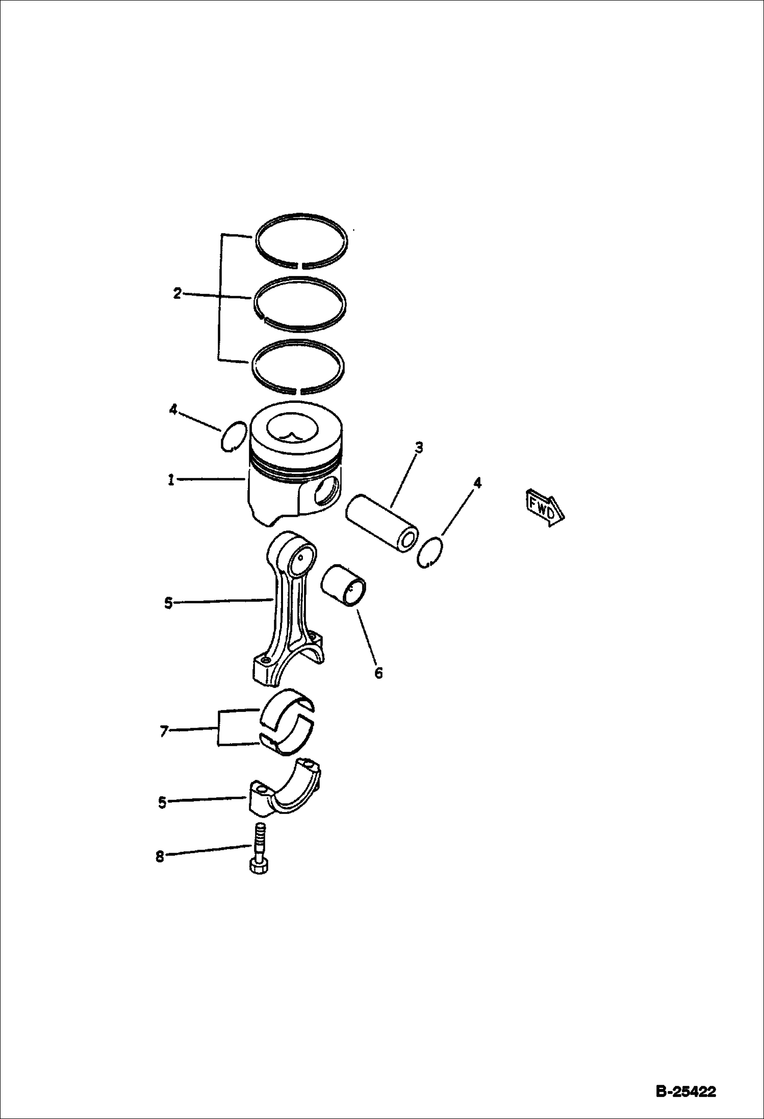 ПОРШЕНЬ И СОЕДИНИТЕЛЬНАЯ ТЯГА