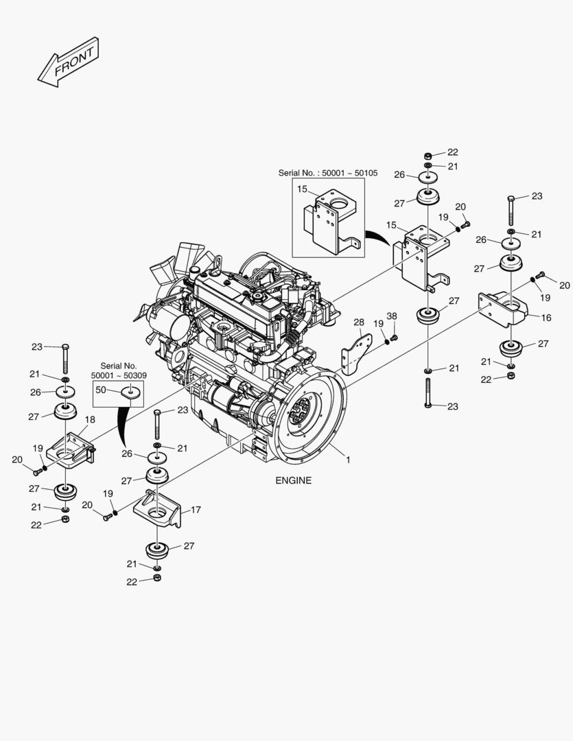 МОНТАЖ ДВИГАТЕЛЯ