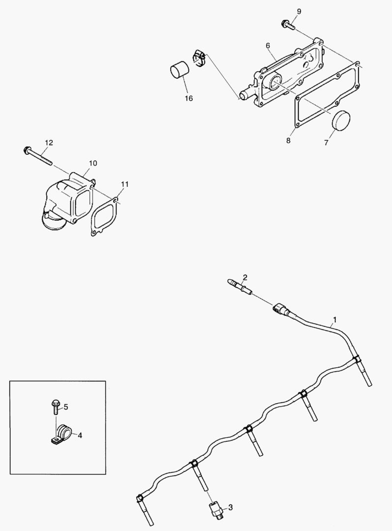 G010-58 BLEED PIPE ENGINE