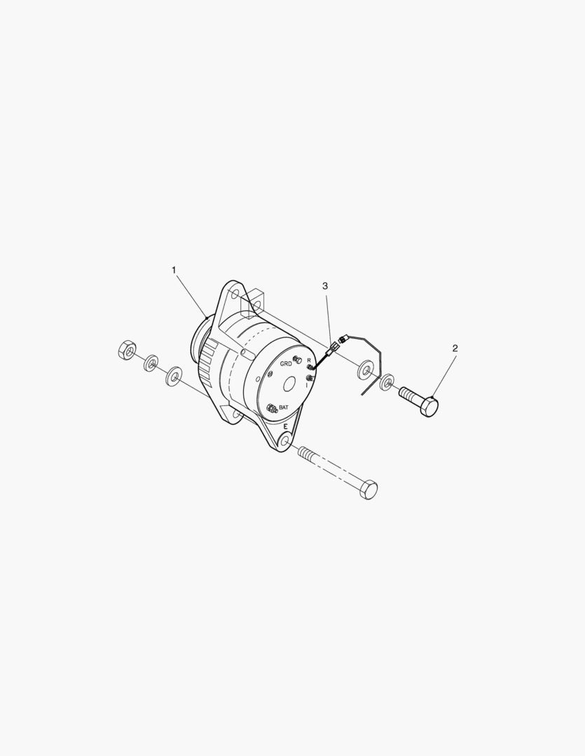 Спецтехника 7020 ALTERNATOR- FOR BEACON LAMP [1410~]