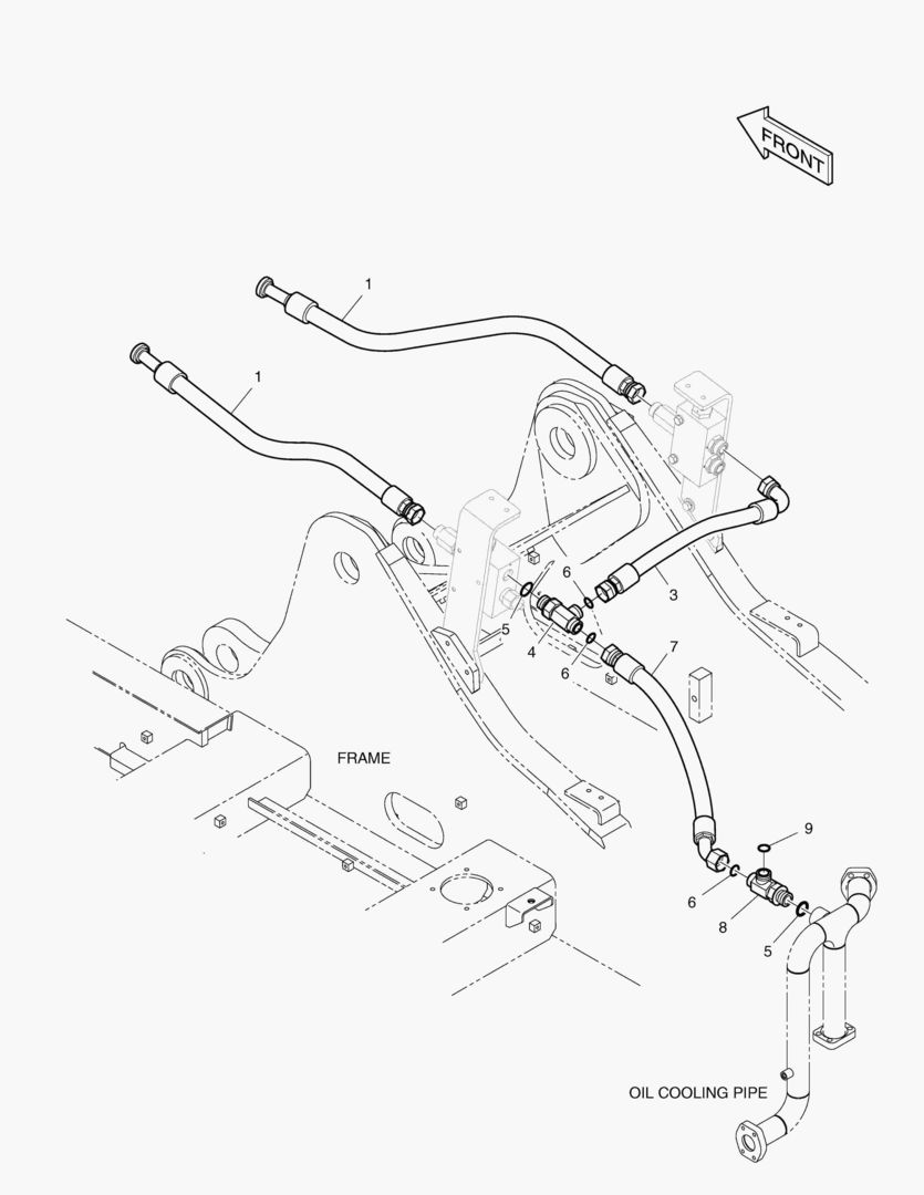 2 ТРУБОПРОВОДА - СТРЕЛА С ИЗМЕНЯЕМОЙ ГЕОМЕТРИЕЙ
