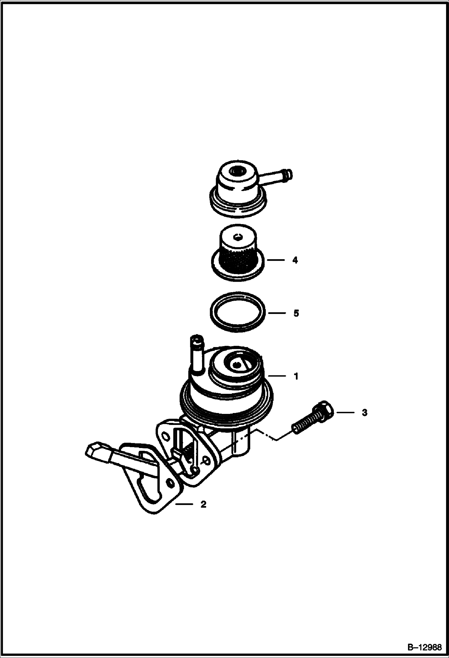 ТОПЛИВНЫЙ НАСОС (СЕРИЙНЫЙ НОМЕР 12001 И ВЫШЕ)