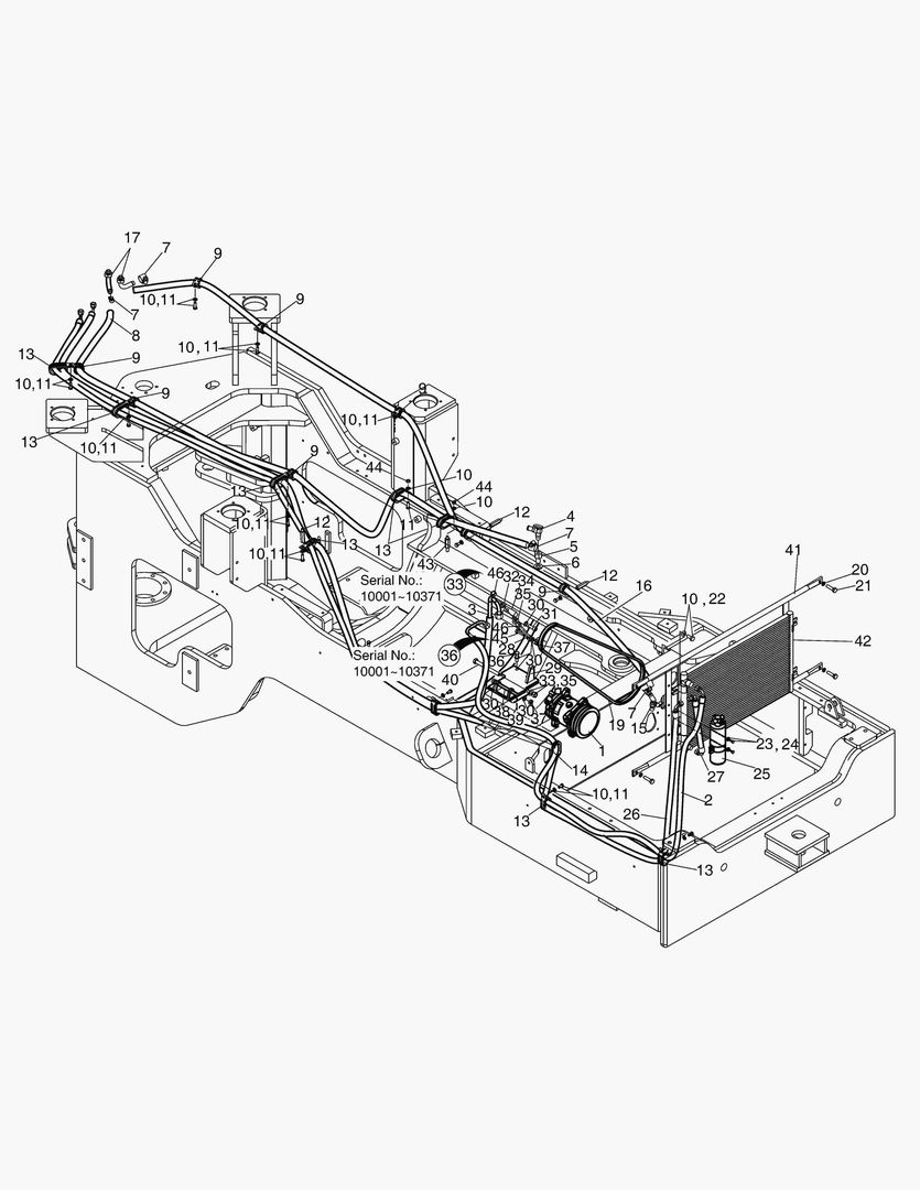 Спецтехника 1460 AIR - CONDITIONER ASS`Y - BODY