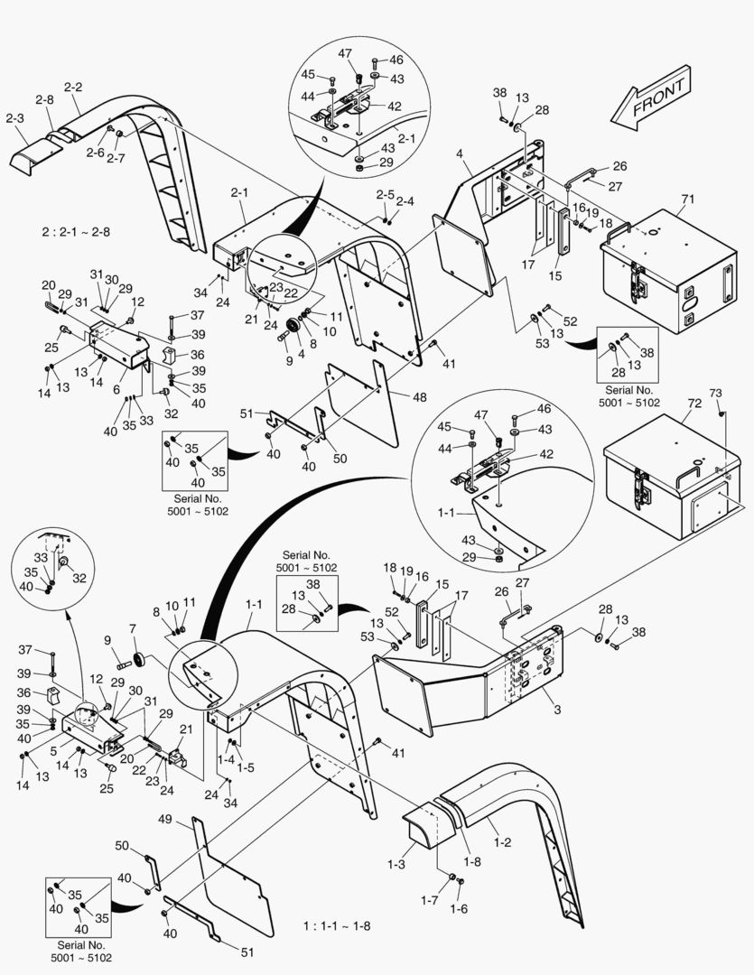 ЗАДНЕЕ КРЫЛО - БОЛЬШОЕ КРЫЛО