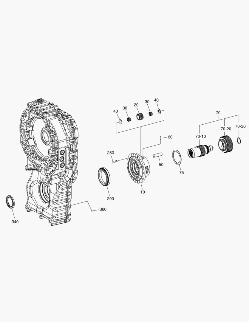 Схема G070-260 DIFFERENTIAL [~8X1150]