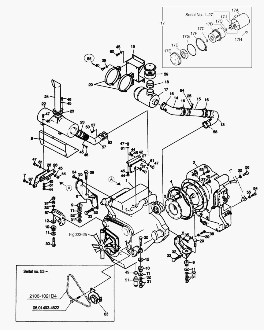1110 ENGINE & TRANSMISSION ASS`Y [1~253]