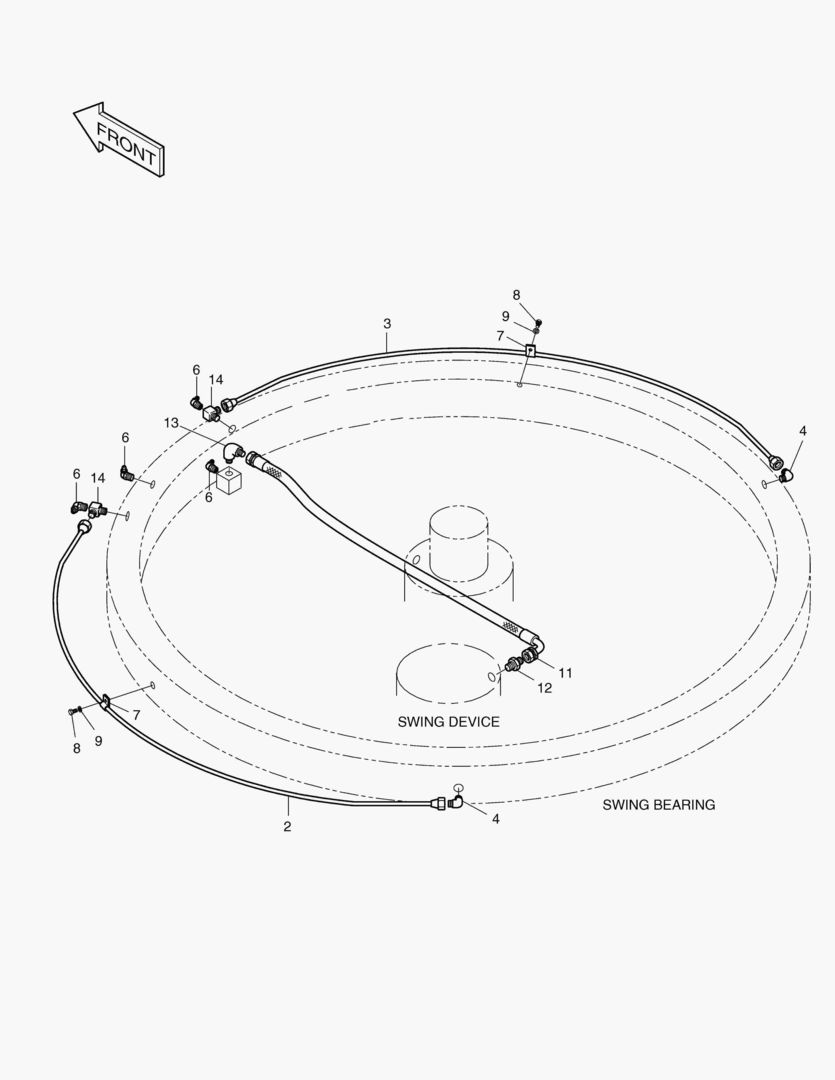 ТРУБОПРОВОД СМАЗОЧНОЙ СИСТЕМЫ